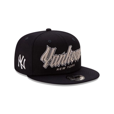 New York Yankees Gorra | New Era MLB Slab 9fifty Snapback Cap Mexico - Azules